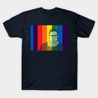 Ruth Bader Ginsburg Rainbow T-Shirt